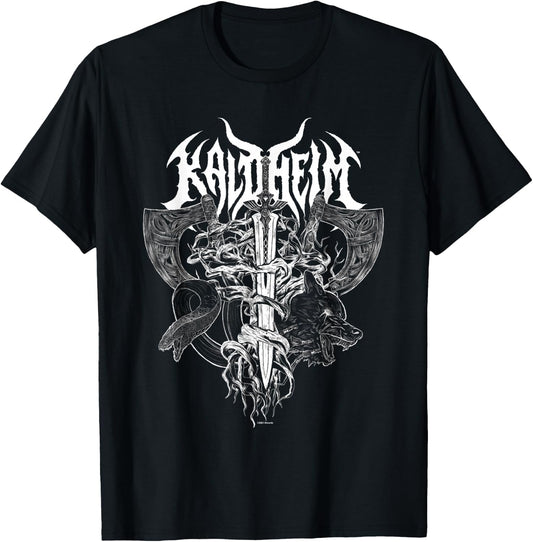 Magic: The Gathering Kaldheim Sword , black T-Shirt - T-Shirt | Black
