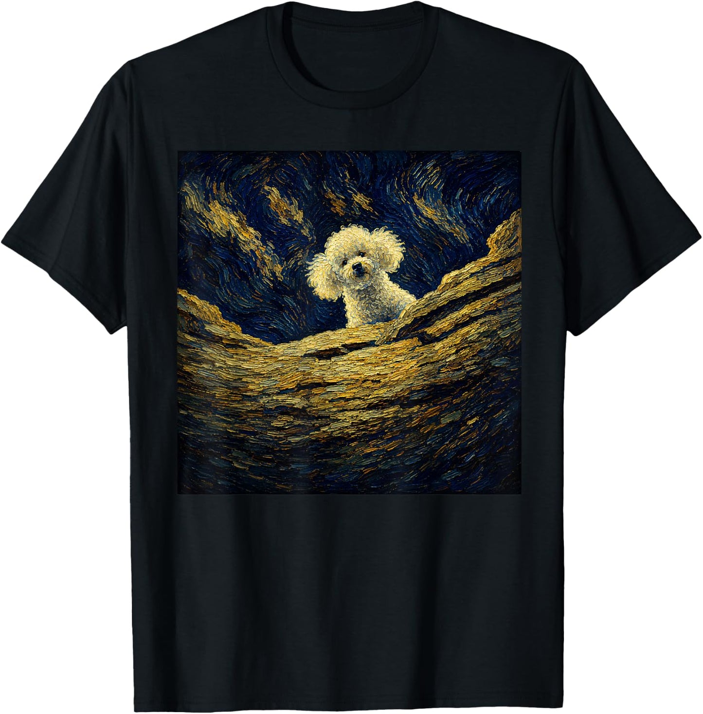 A Little Lamb in the Killer Silence Cute Serial Dog T-Shirt - T-Shirt | Black