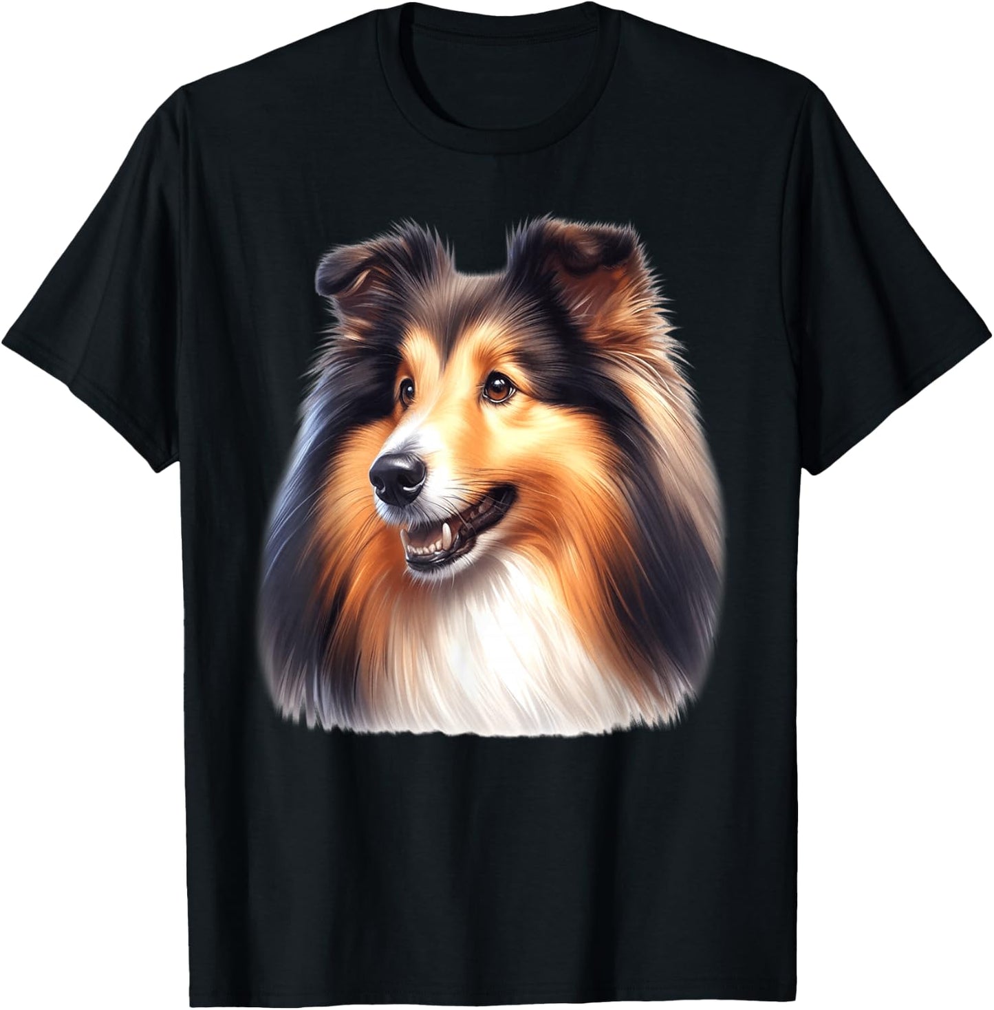 Shetland Sheepdog x Sheltie T-Shirt - T-Shirt | Black