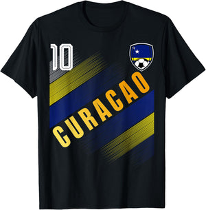 Curacao Flag Curacaoan Pride Lovers T-Shirt - T-Shirt | Black