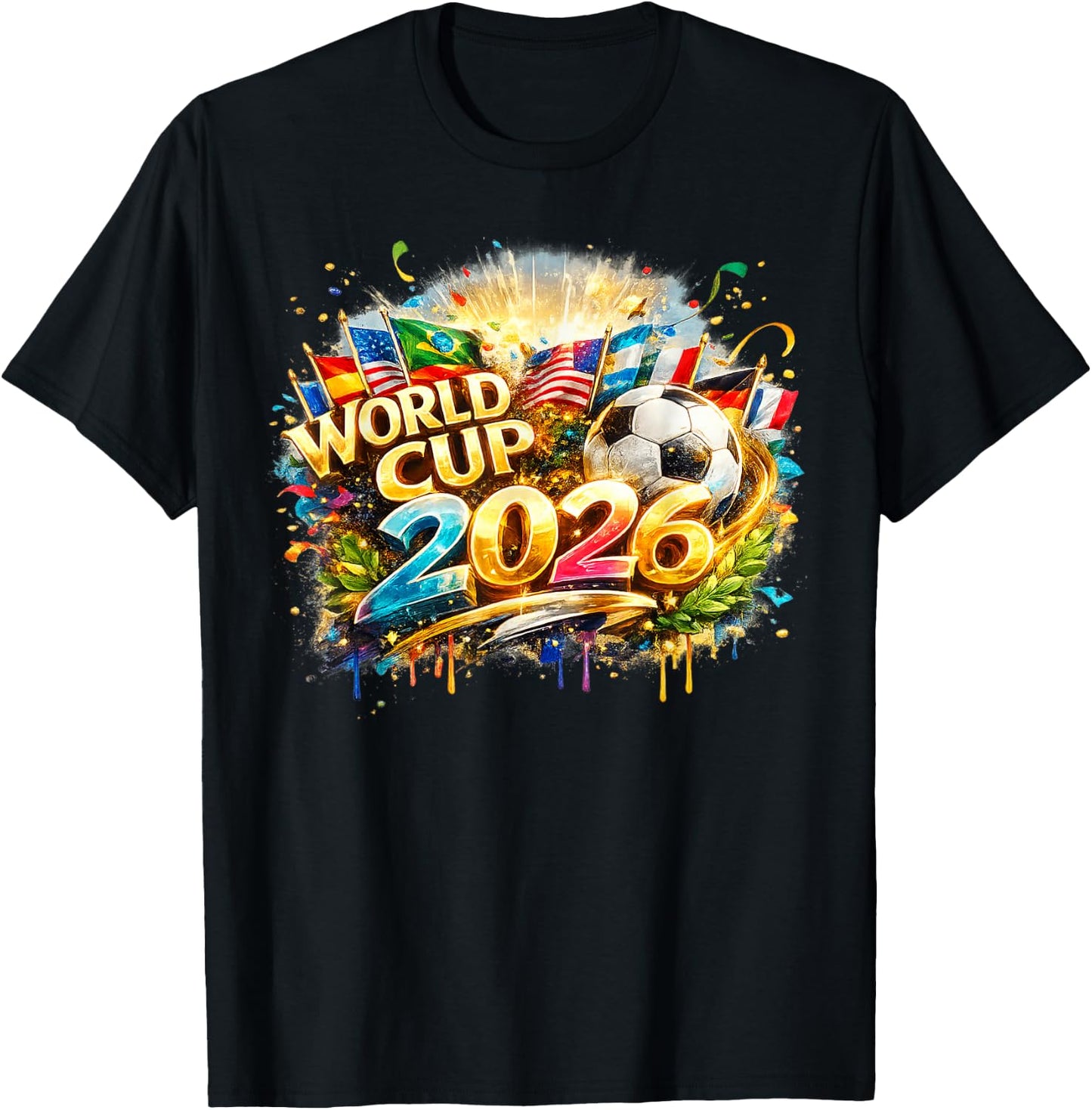 Soccer - World Cup WM Celebration T-Shirt - T-Shirt | Black