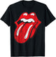 The Rolling Stones Classic Tongue Distressed T-Shirt - T-Shirt | Black