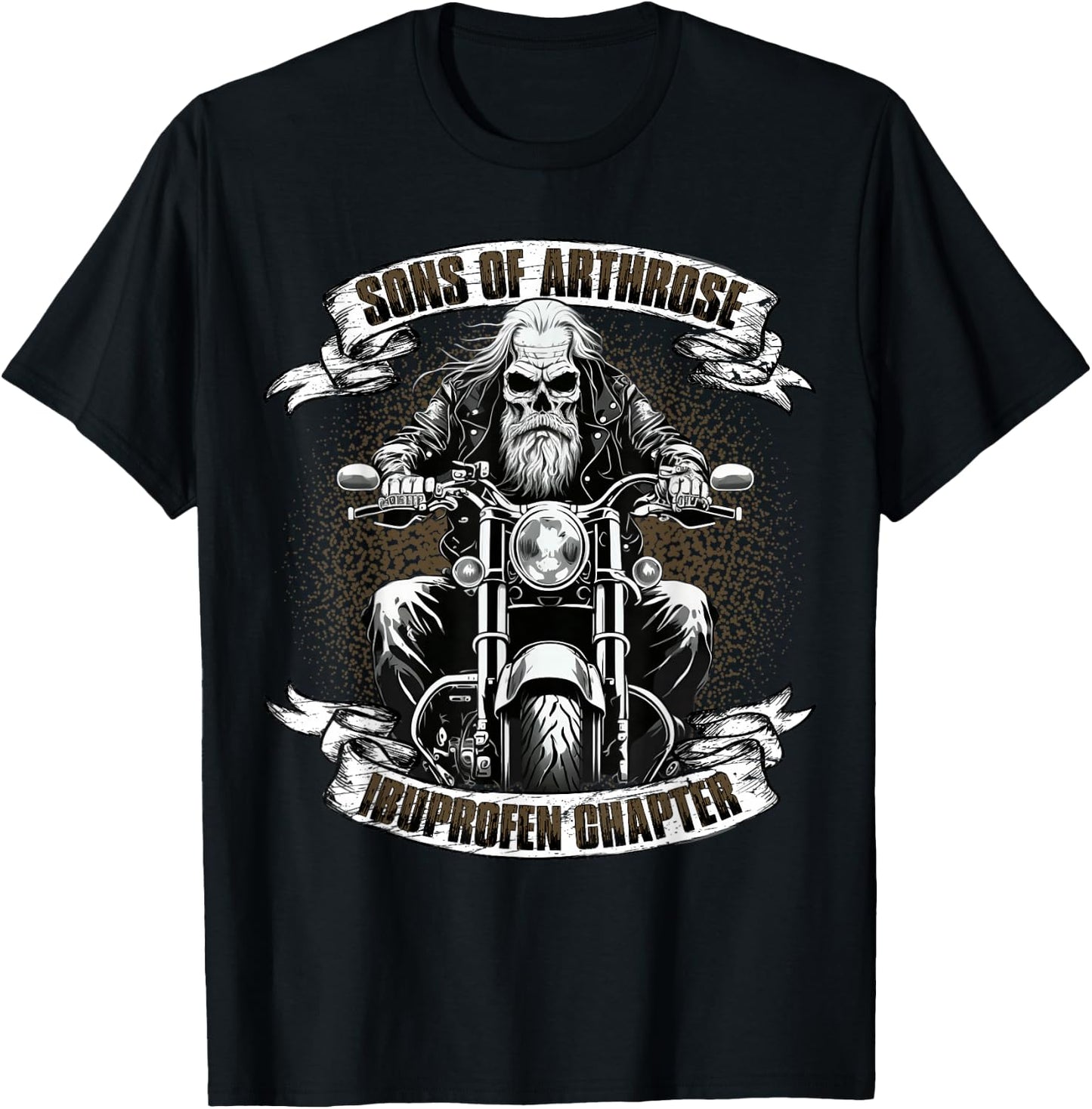 Sons of Arthrose - Ibuprofen Chapter Biker Motorradfahrer T-Shirt - T-Shirt | Black