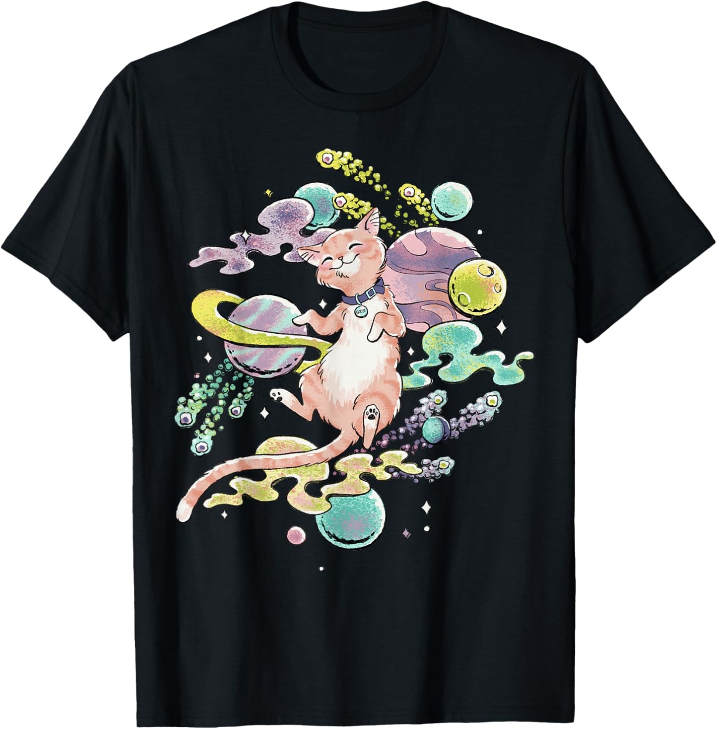 Marvel Captain Marvel Celestial Goose In Space T-Shirt - T-Shirt | Black