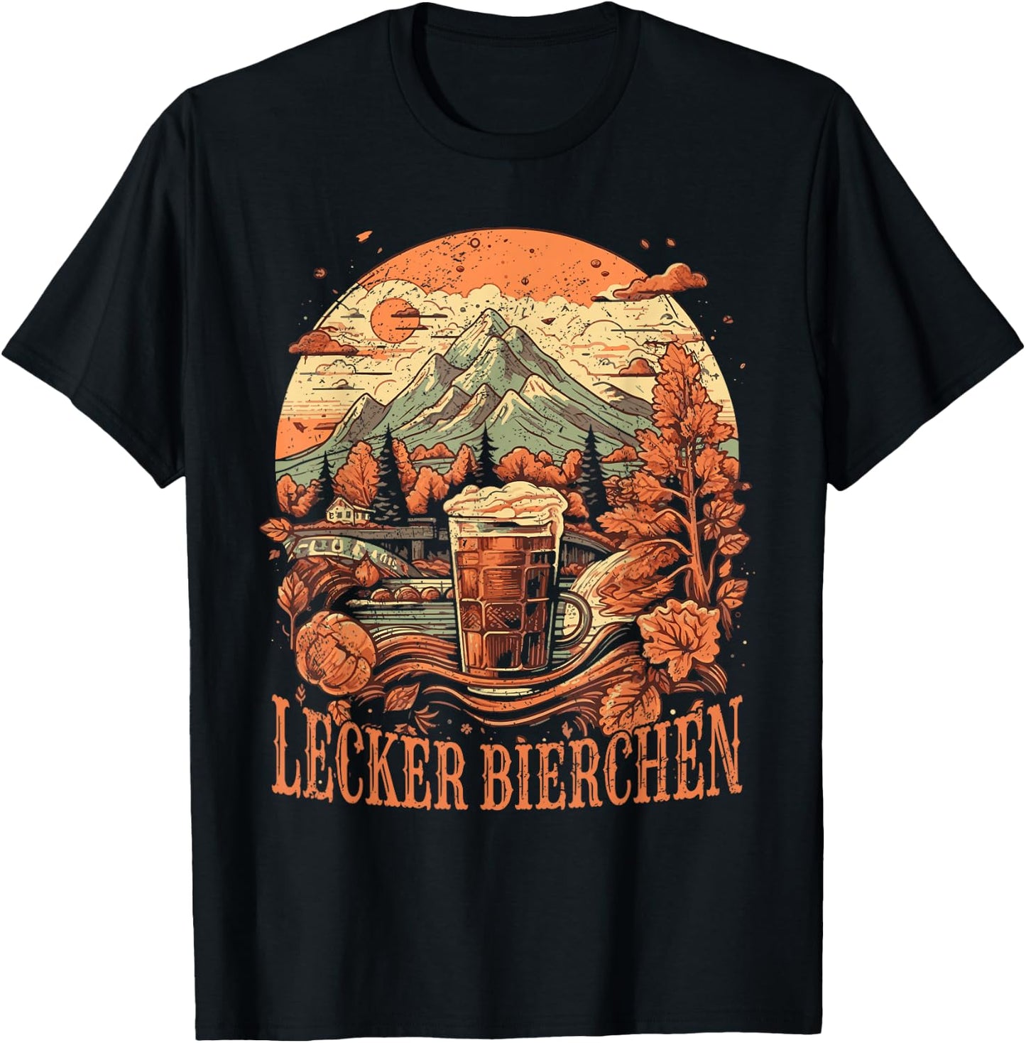 Lecker Bierchen T-Shirt - T-Shirt | Black
