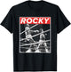 Rocky Savage Punch Apollo Creed Fight Vintage Panel , black T-Shirt - T-Shirt | Black