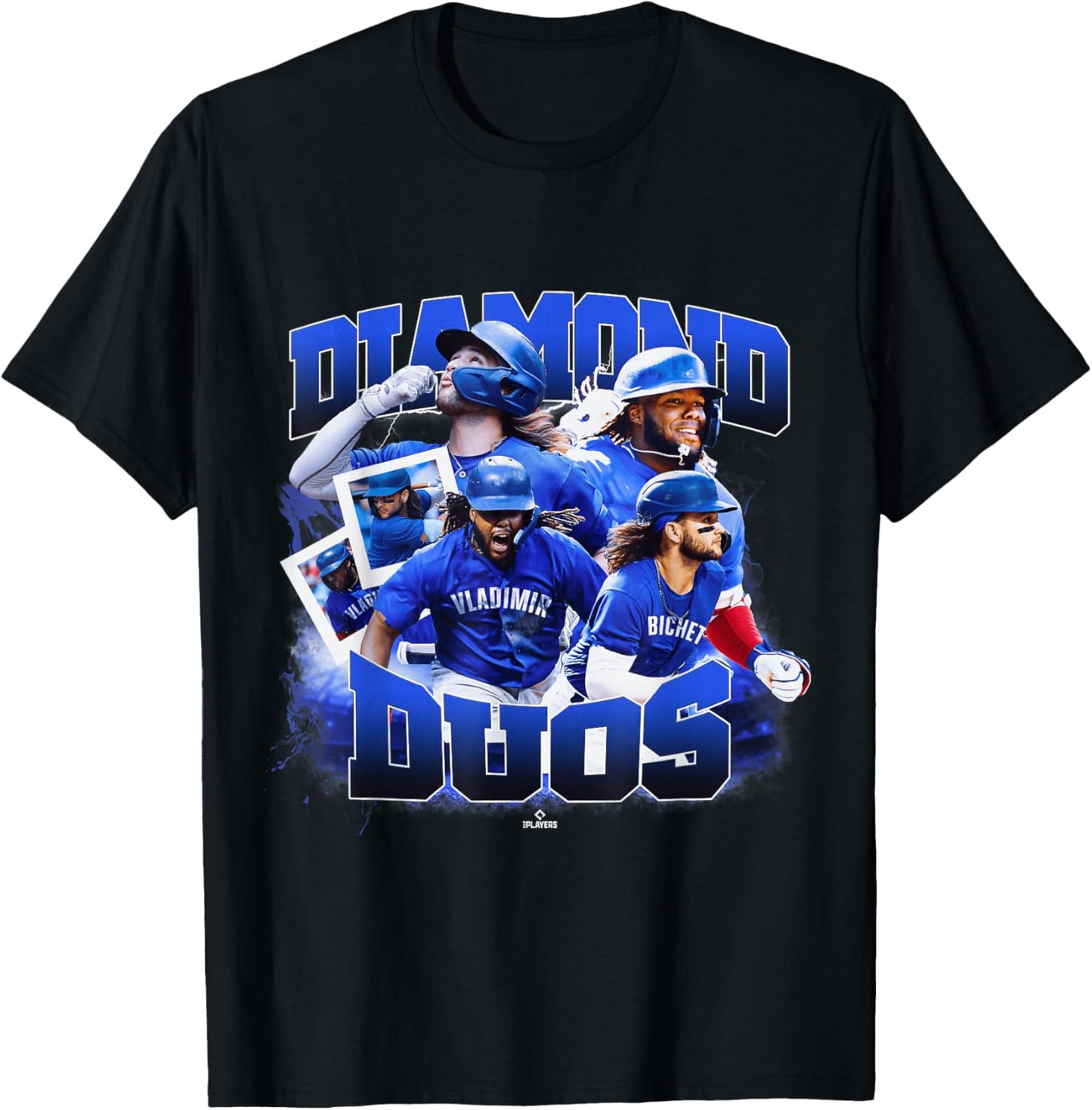 Vladimir Guerrero Jr. & Bo Bichette | Toronto | MLBDDUO4010 T-Shirt - T-Shirt | Black