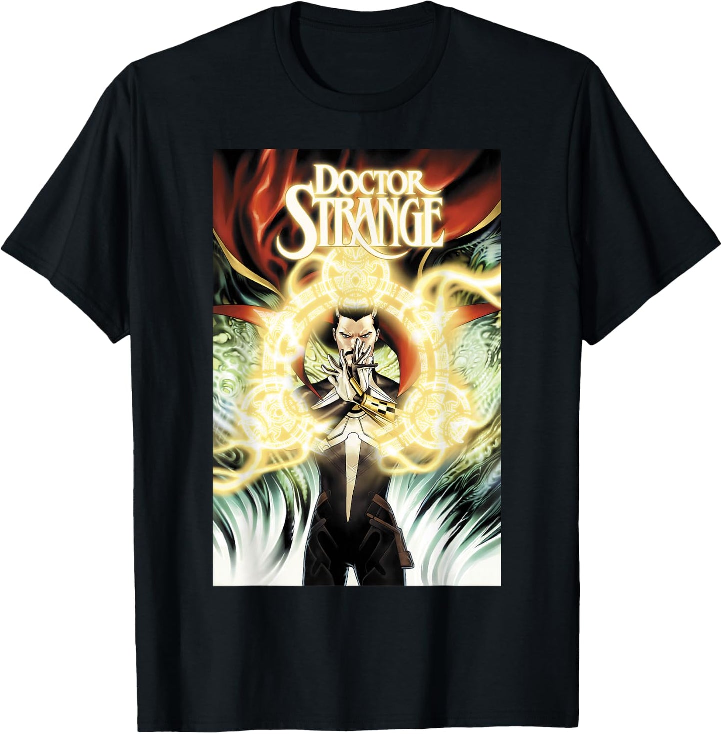 Marvel Doctor Strange Comic Cover T-Shirt - T-Shirt | Black