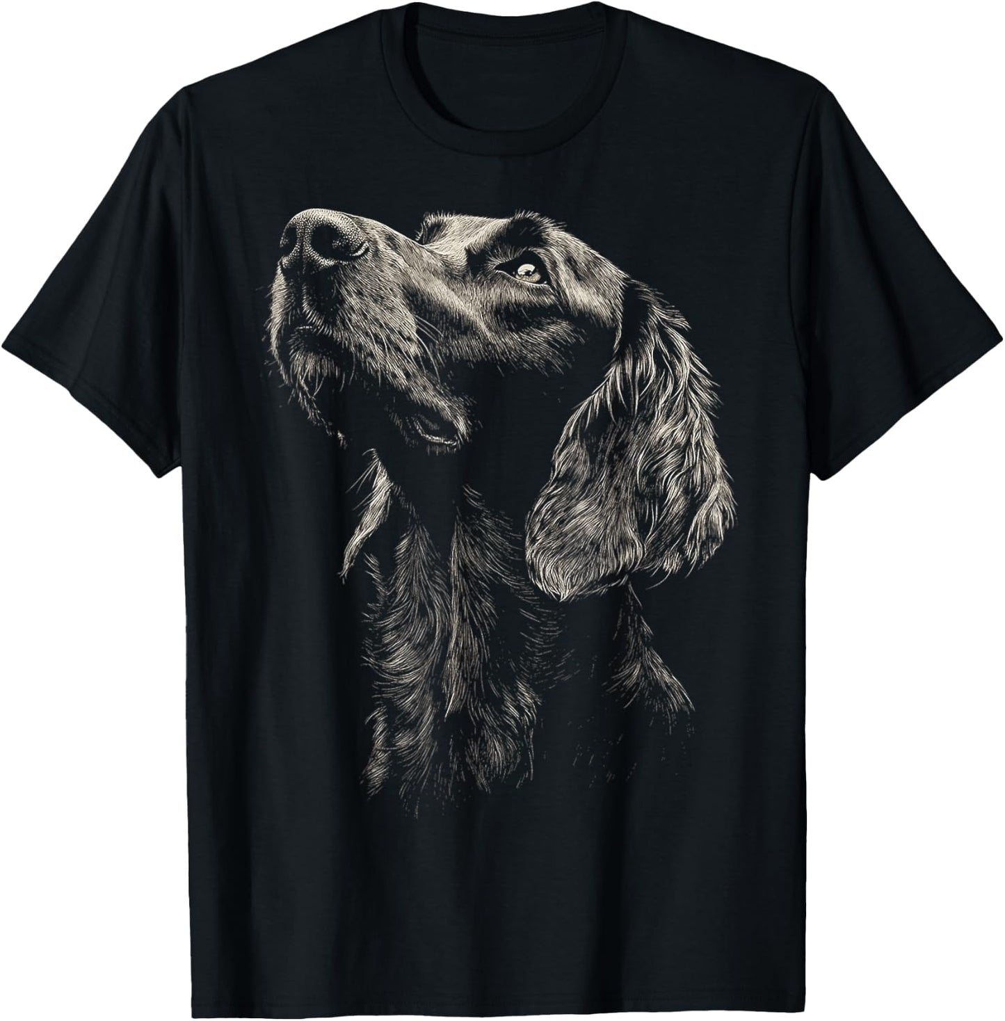 Irish Setter Dog Motif Pet Artwork Irish Setter Women Kids T-Shirt - T-Shirt | Black