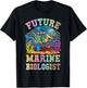 Funny FUTURE MARINE BIOLOGIST Dino Ocean Turtle Scuba Team T-Shirt - T-Shirt | Black