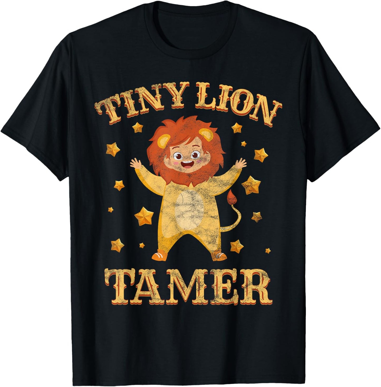 Circus Lion Tamer Shirt - Circus Shirts - Tiny Lion Tamer T-Shirt - T-Shirt | Black