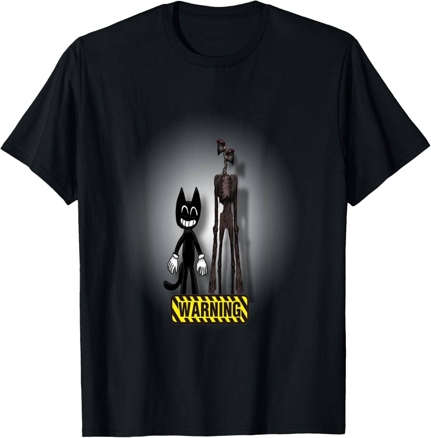Siren head, Sirenhead we all love to escape from Siren head T-Shirt - T-Shirt | Black