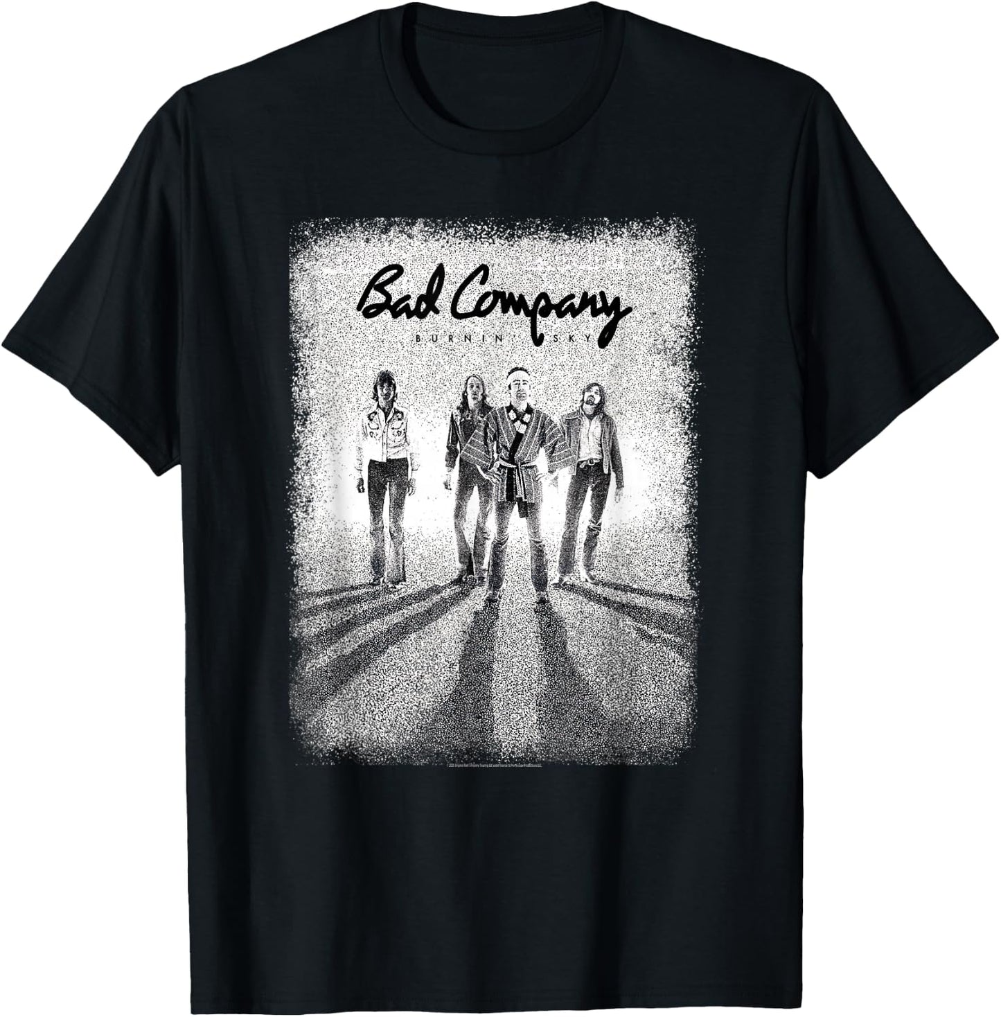 Bad Company Burnin' Sky Photo T-Shirt - T-Shirt | Black