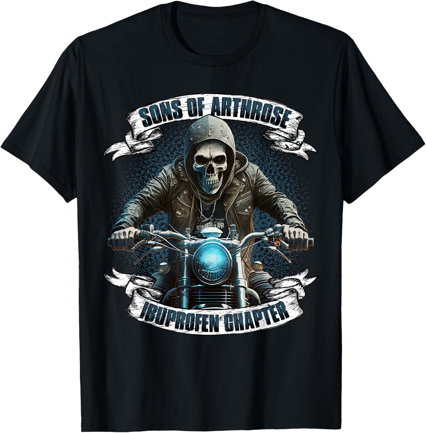 Sons of Arthrose - Ibuprofen Chapter Biker Motorradfahrer T-Shirt - T-Shirt | Black