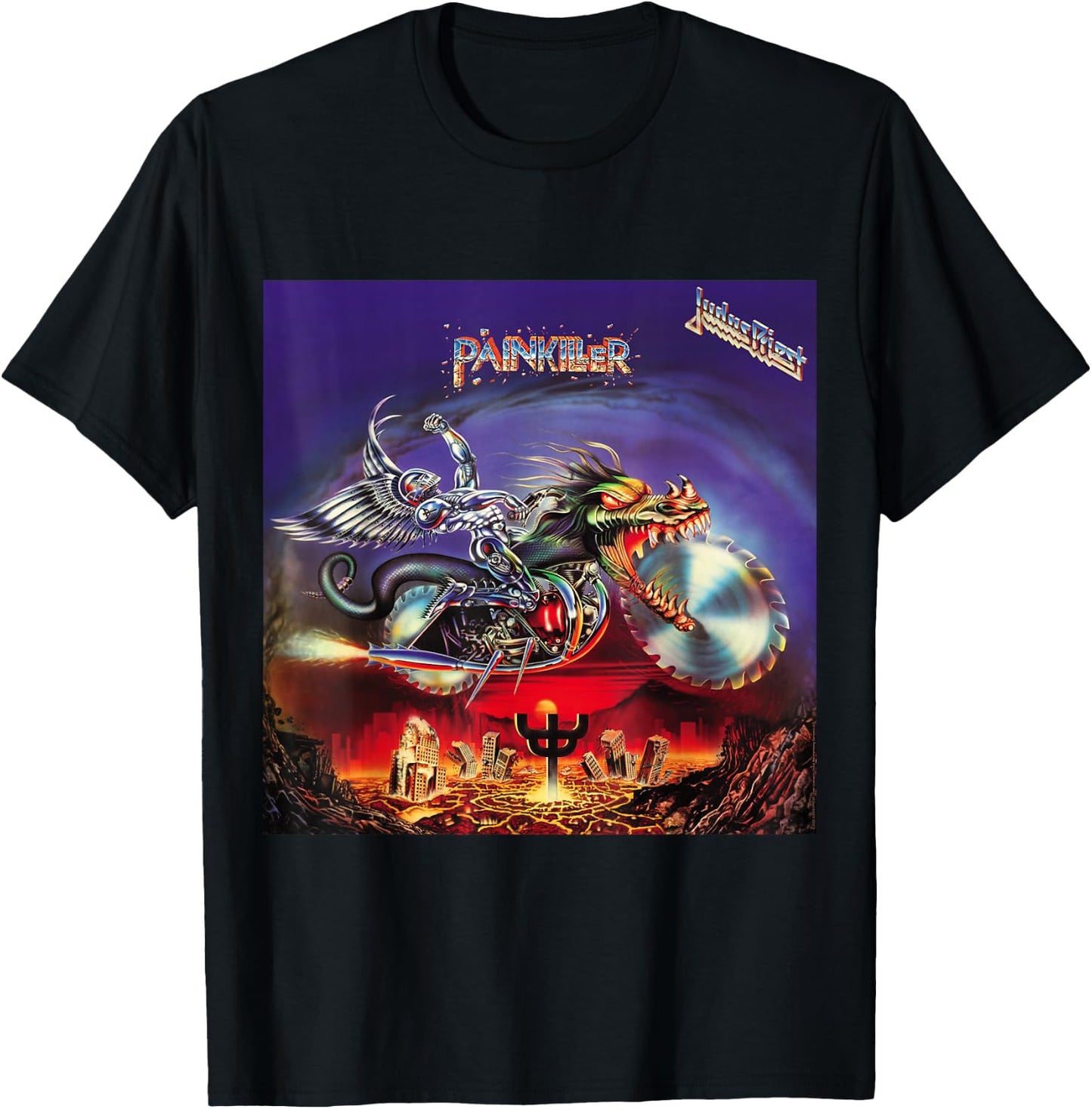 Judas Priest Pain Killer T-Shirt - T-Shirt | Black