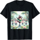 Hippos Ballet In River With Jungle Backdrop T-Shirt - T-Shirt | Black