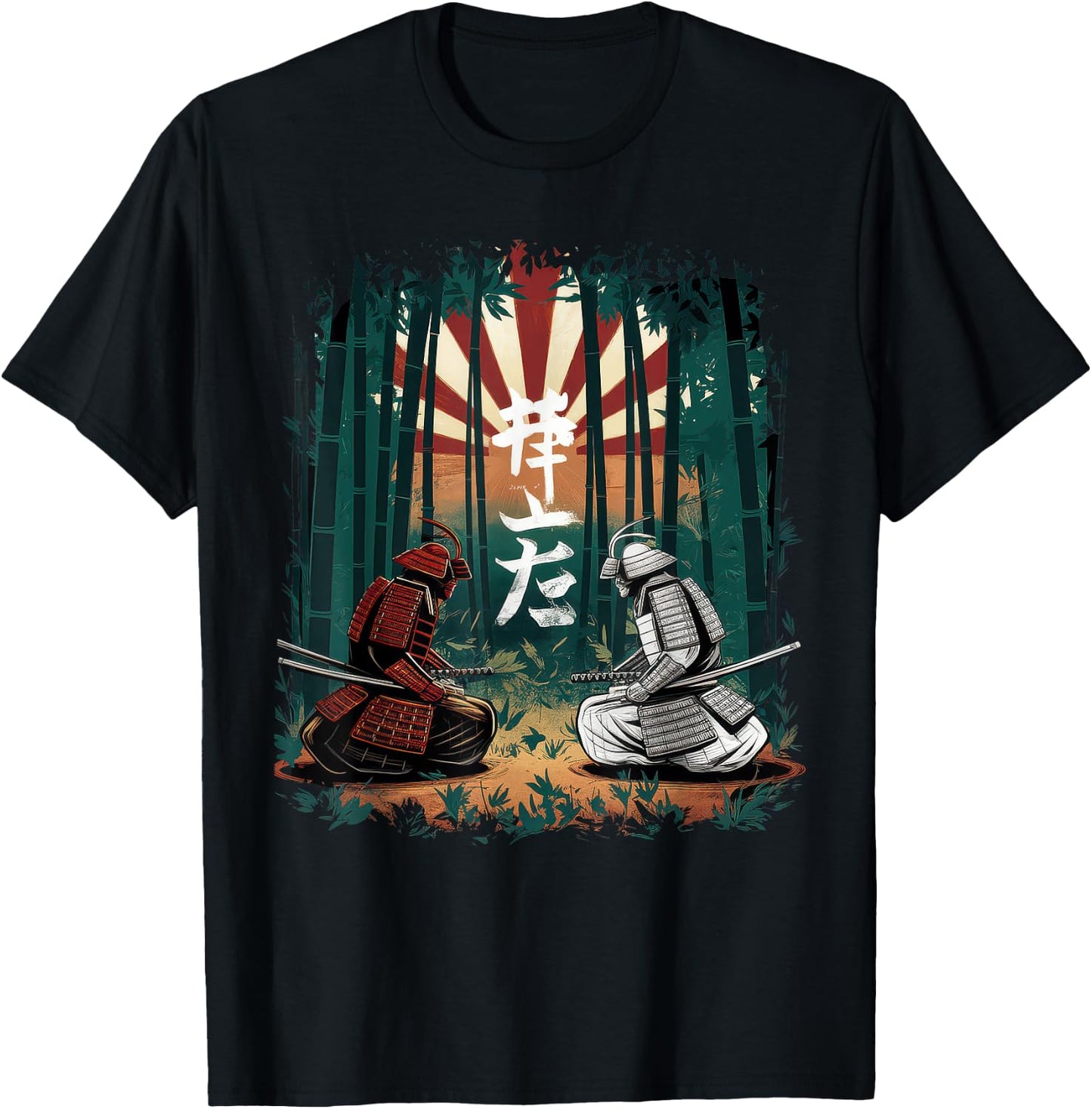 Japan Samurai Tokyo Martial Arts Sword Edgy , Black, S T-Shirt - T-Shirt | Black