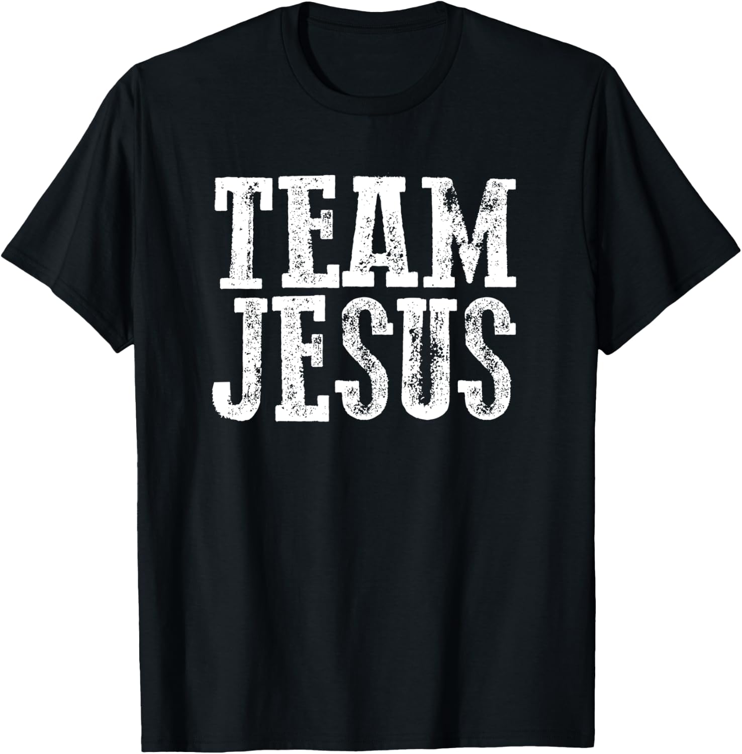 TEAM JESUS Faithful Devoted Inspiring Bold Uplifting T-Shirt - T-Shirt | Black