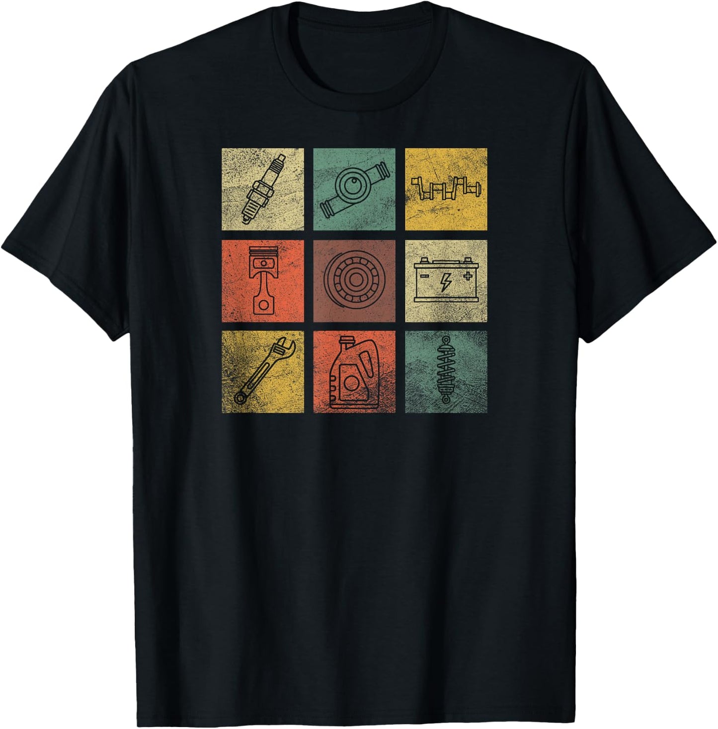 Motorsport Car Tuning Mechatronics Mechanic , Black T-Shirt - T-Shirt | Black