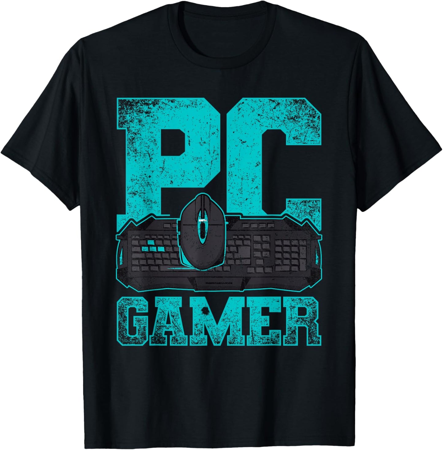 Gamer Sport Computer Games Player Gift PC Gaming T-Shirt - T-Shirt | Black