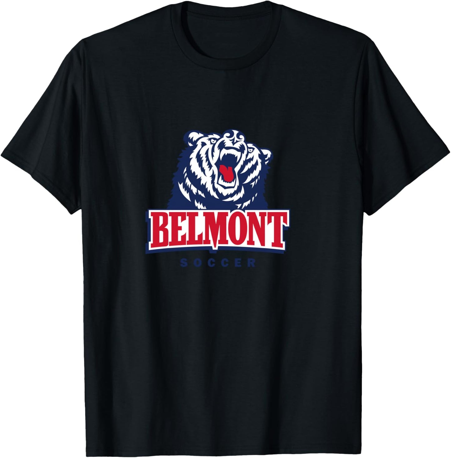 Belmont University Soccer Bruins Apparel Fans T-Shirt - T-Shirt | Black