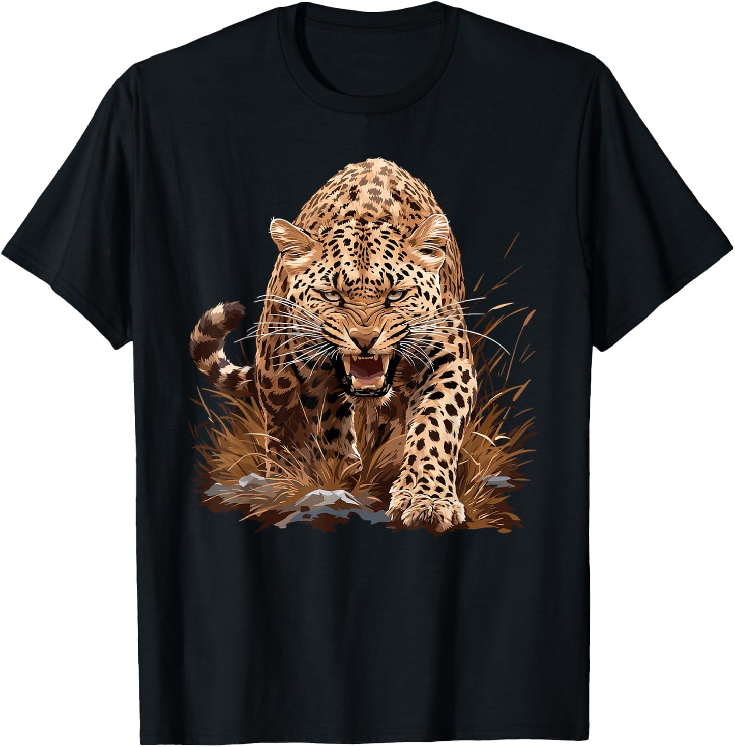 Amur Leopards Lovers Amur Leopard T-Shirt - T-Shirt | Black