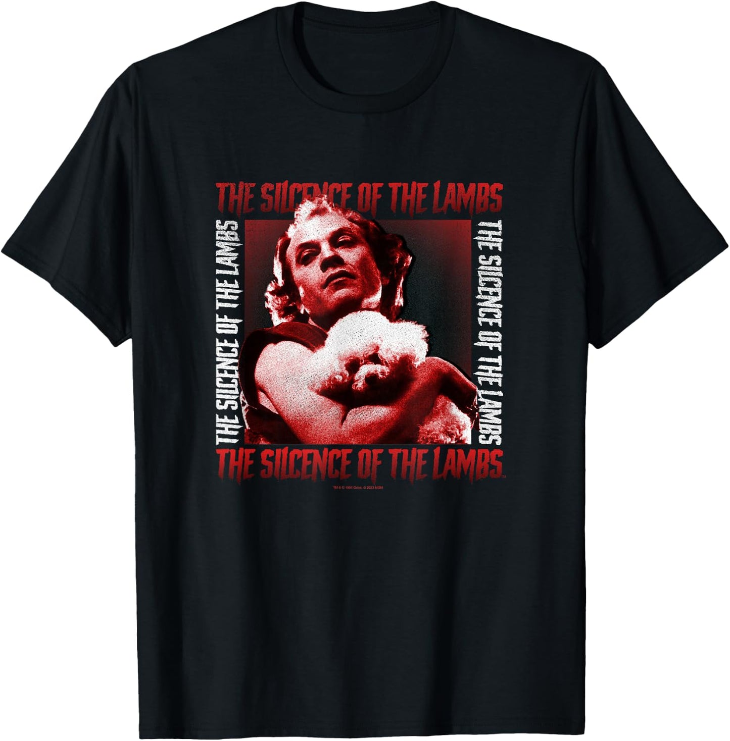 The Silence of The Lambs Buffalo Bill Vintage Portrait T-Shirt - T-Shirt | Black