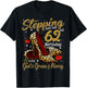 High Heels Stepping Into My 62nd Birthday 62 and Fabulous T-Shirt - T-Shirt | Black