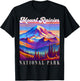 Mt. Rainier National Park Mountain Art Souvenir T-Shirt - T-Shirt | Black