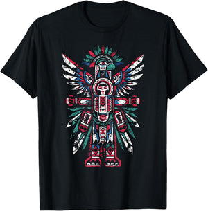 Alaska, Raven Haida Tribal Art, Native American T-Shirt - T-Shirt | Black