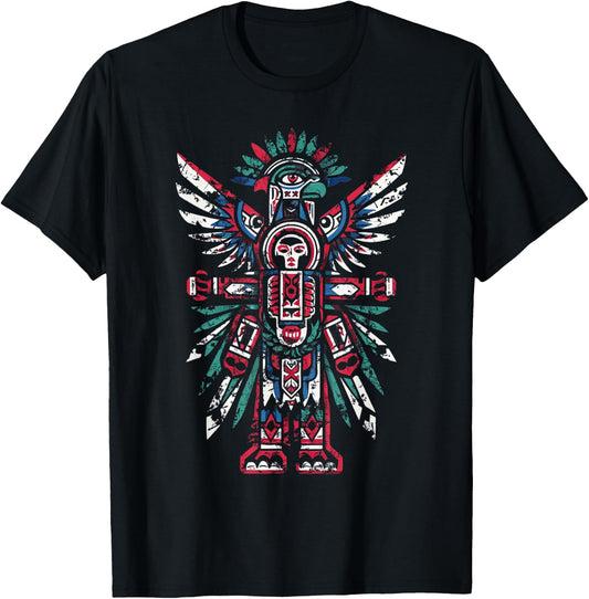 Alaska, Raven Haida Tribal Art, Native American T-Shirt - T-Shirt | Black