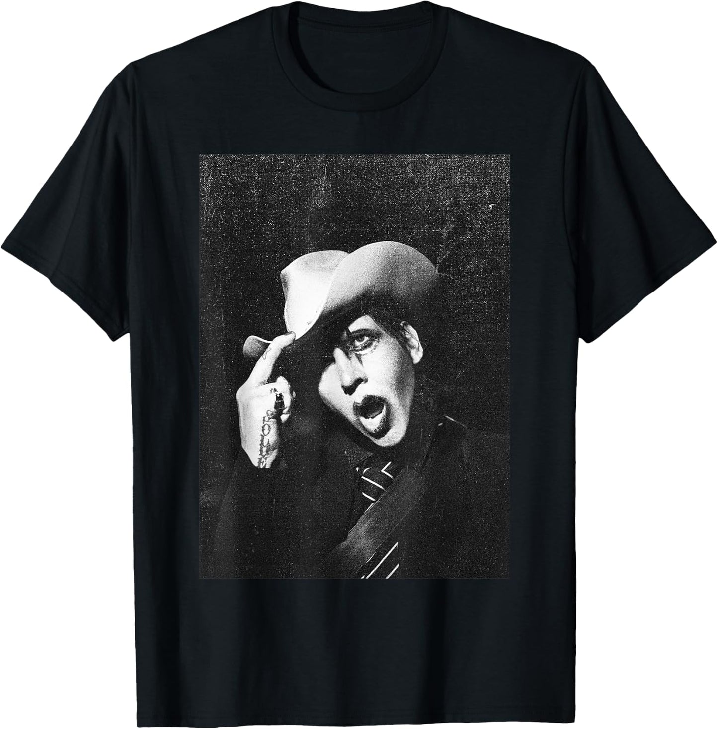 Marilyn Manson - Cowboy , black T-Shirt - T-Shirt | Black