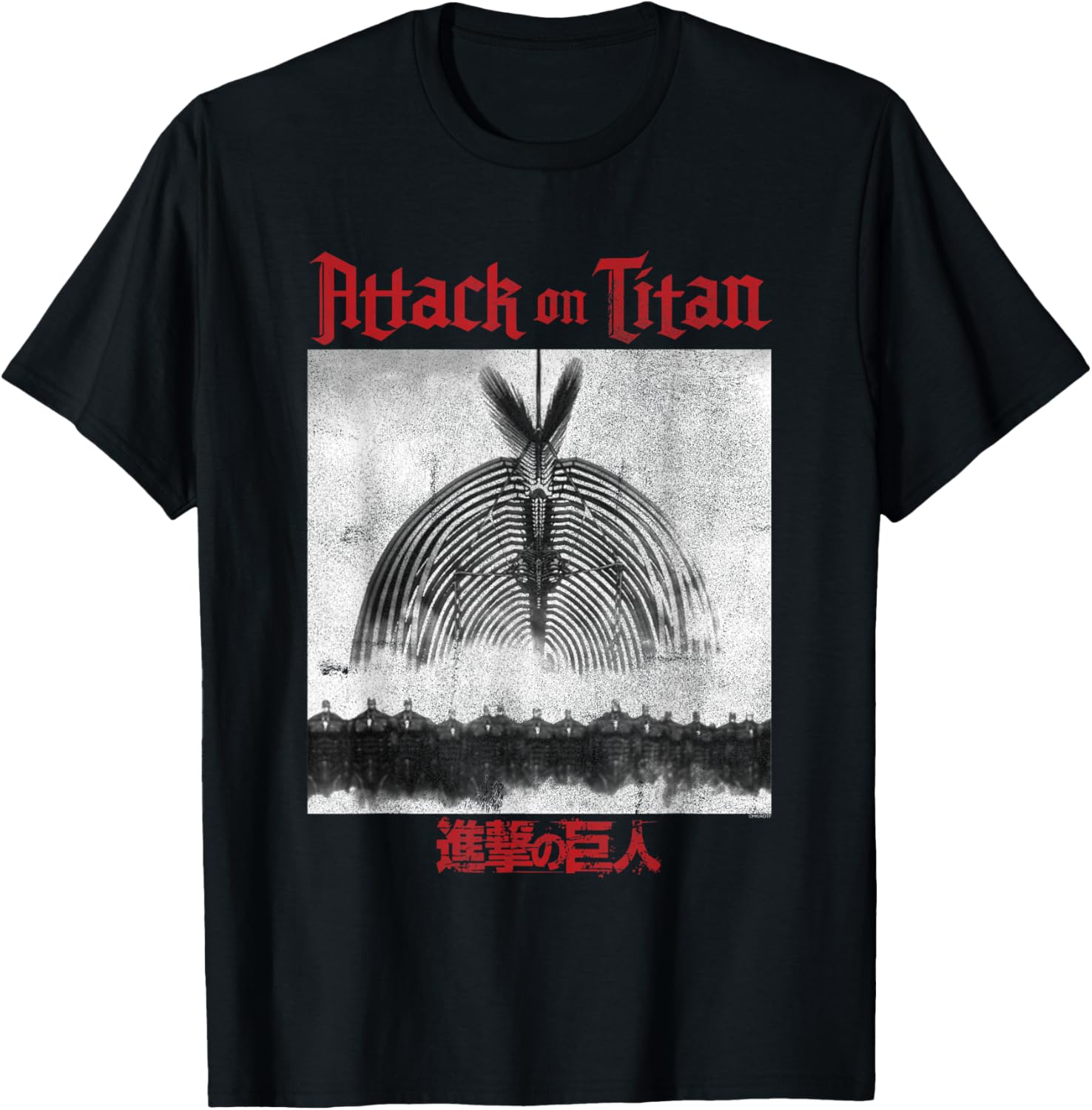 Attack on Titan Season 4 The Rumbling , black T-Shirt - T-Shirt | Black