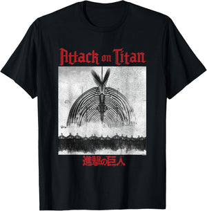 Attack on Titan Season 4 The Rumbling , black T-Shirt - T-Shirt | Black