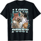 I Love Pussy , black T-Shirt - T-Shirt | Black