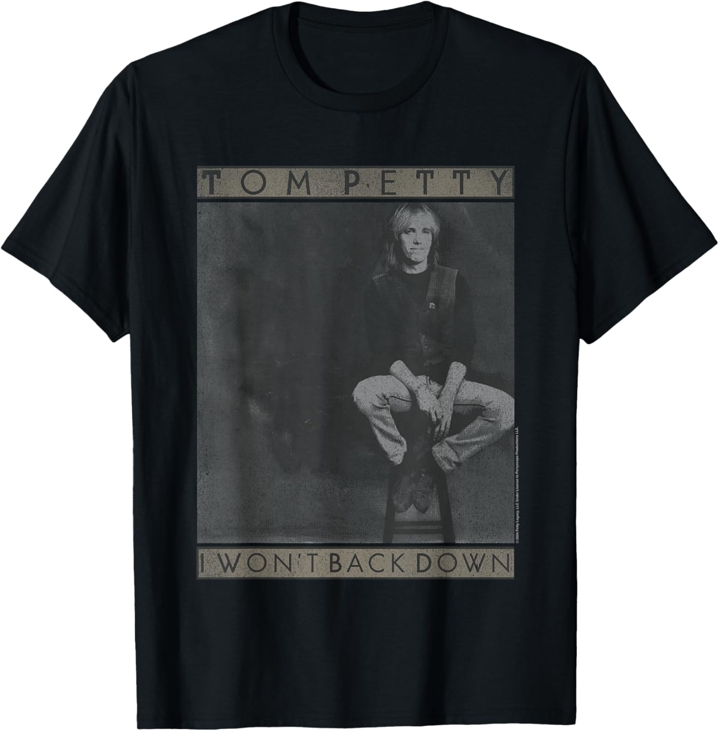 Tom Petty I Won't Back Down T-Shirt - T-Shirt | Black