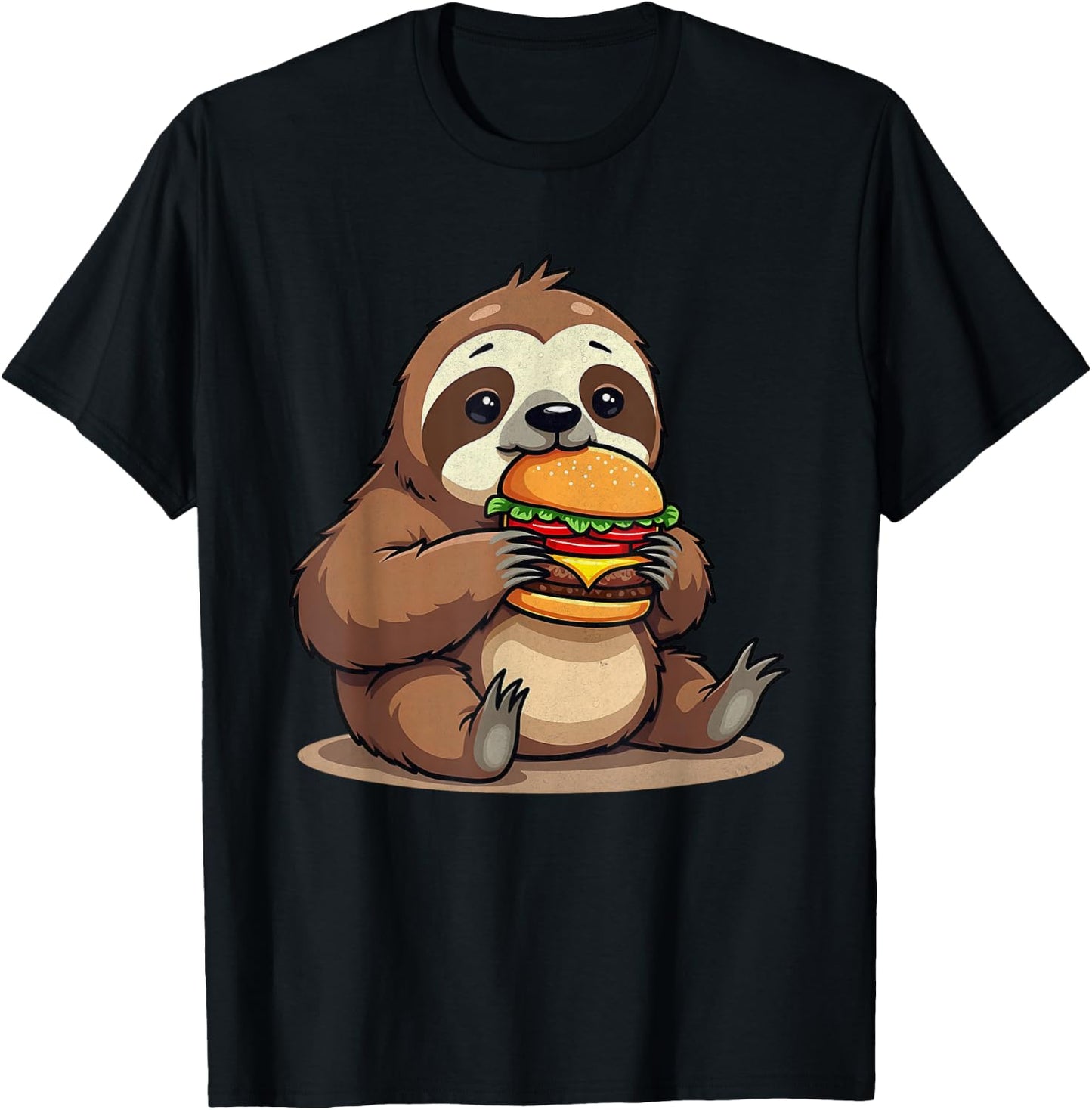 Lazy Fun for Lovers Sloth Kids Boys , Black, S T-Shirt - T-Shirt | Black