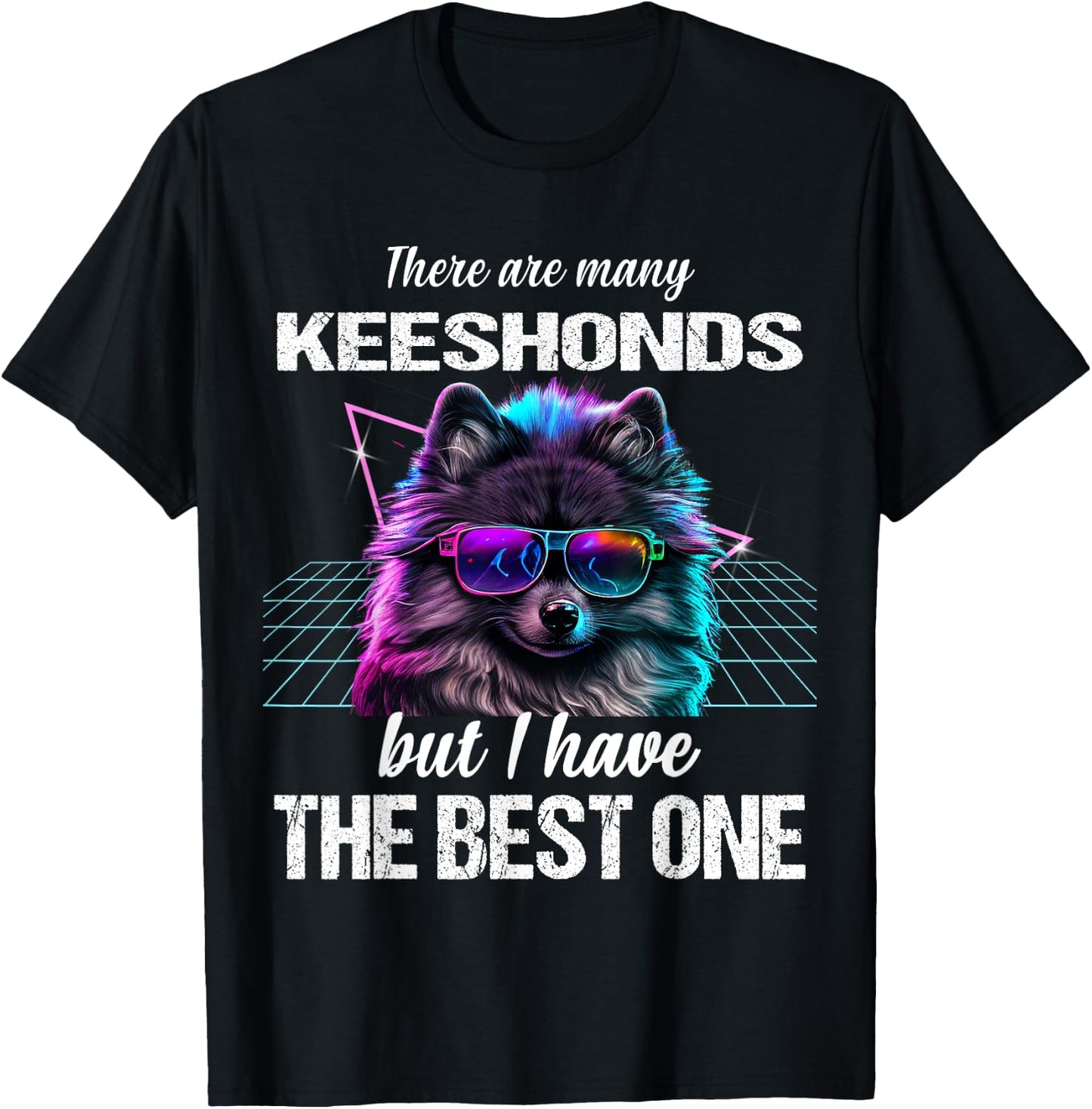Keeshond Dog Keeshonds T-Shirt - T-Shirt | Black