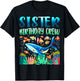 Sister Of The Birthday Boy Sea Fish Ocean Animals Aquarium T-Shirt - T-Shirt | Black