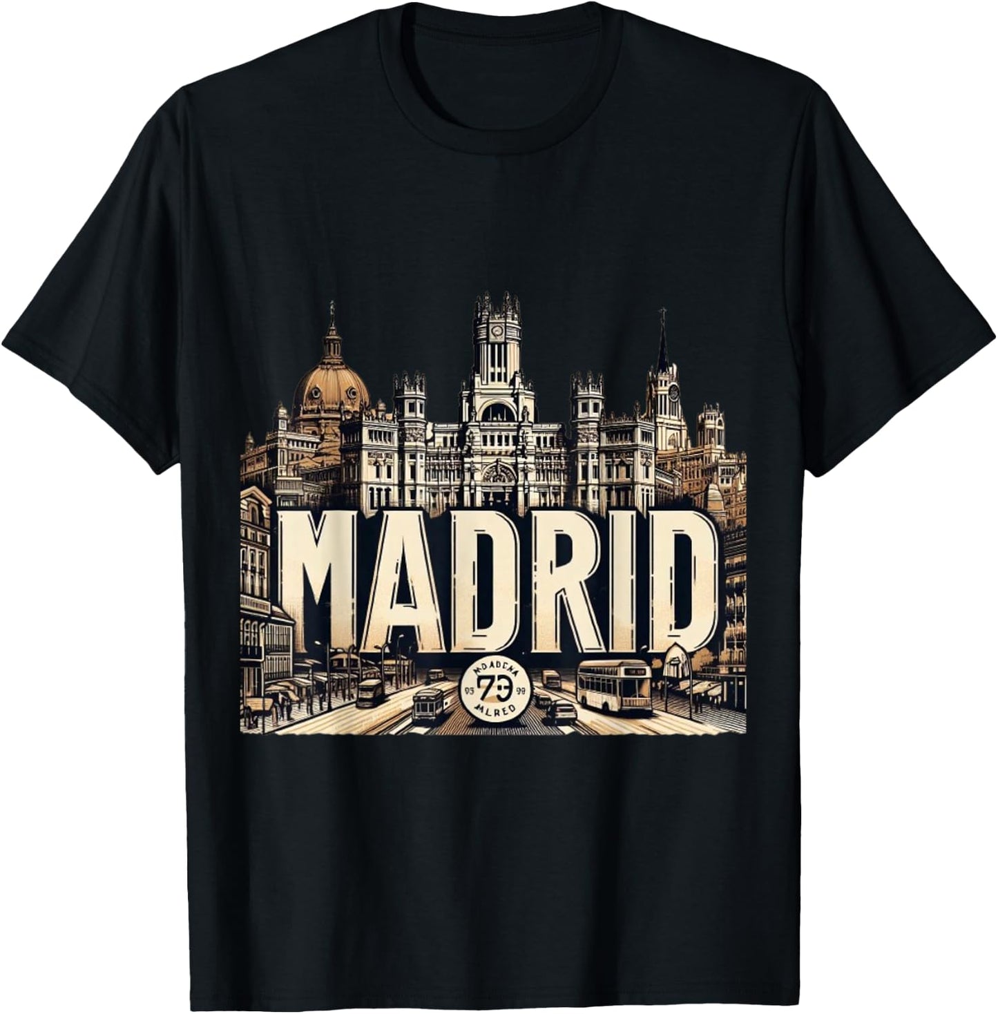 Madrid Espana - Madrid Spain T-Shirt - T-Shirt | Black