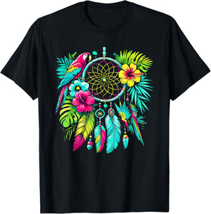 Surreal Dream Catcher Bohemian Spiritual festival fashion T-Shirt - T-Shirt | Black
