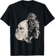 English Bulldog Mom Dog Art Mother's Day T-Shirt - T-Shirt | Black