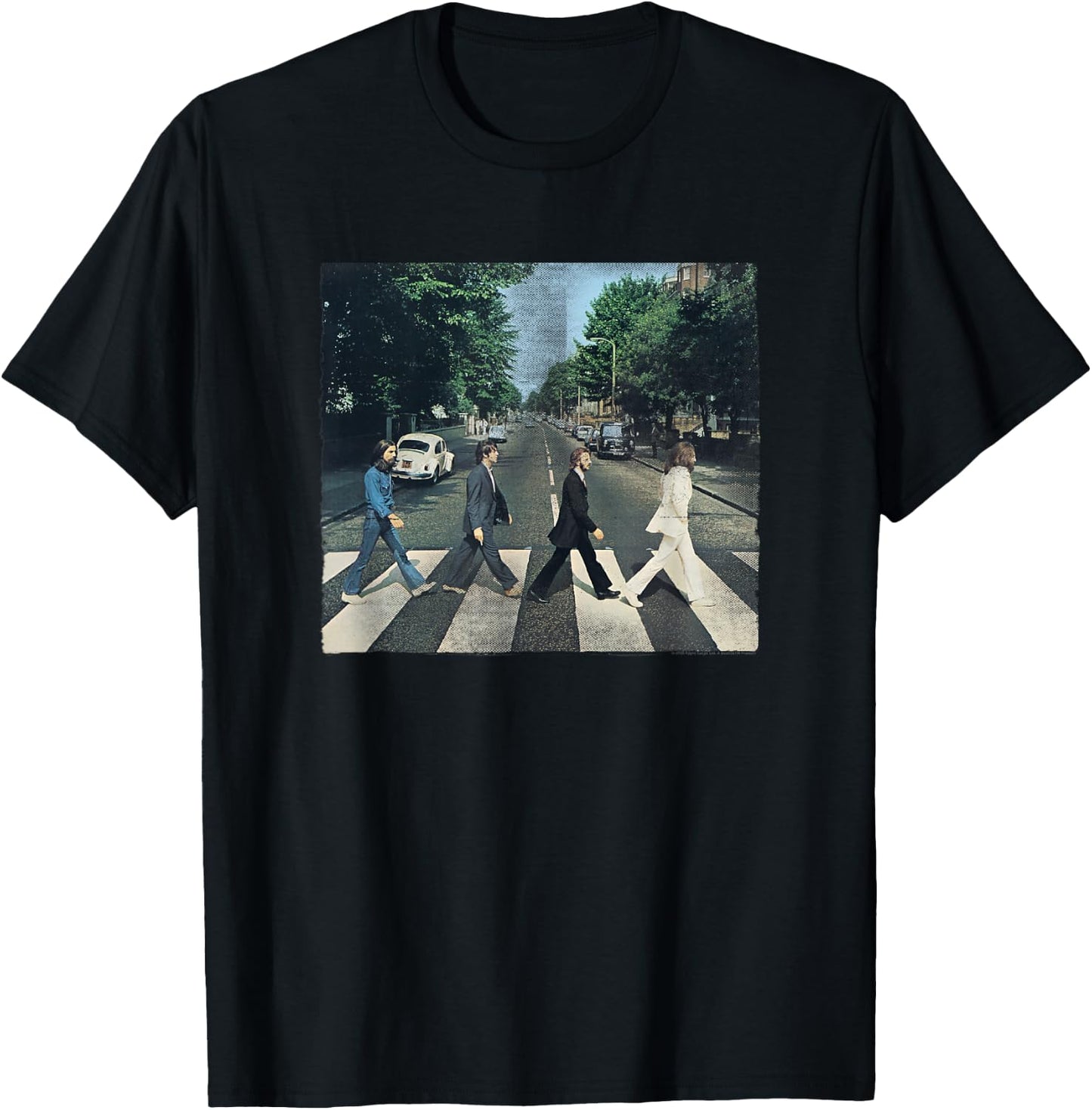 The Beatles Crossing Abbey Road T-Shirt - T-Shirt | Black