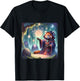 Red Panda Wizard Casting A Spell. Magic T-Shirt - T-Shirt | Black