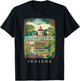 French Lick Indiana IN Historic Charm SD091 T-Shirt - T-Shirt | Black