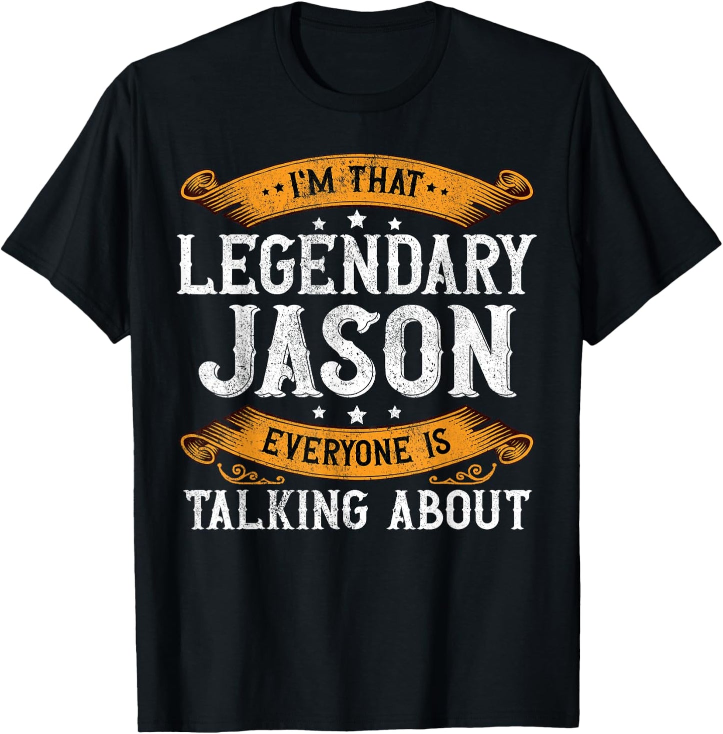 Jason Personal Name Funny Jason First Name T-Shirt - T-Shirt | Black