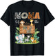 Nona of The Wild One 1St Birthday Kids Safari Jungle T-Shirt - T-Shirt | Black