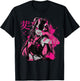 Goth Grunge Demon Anime Girl Waifu Horror Old Aesthetic T-Shirt - T-Shirt | Black