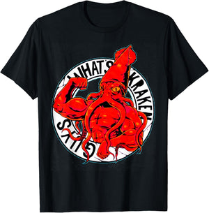 What's Kraken Gym Fitness Weightlifting Bodybuilding Workout T-Shirt - T-Shirt | Black