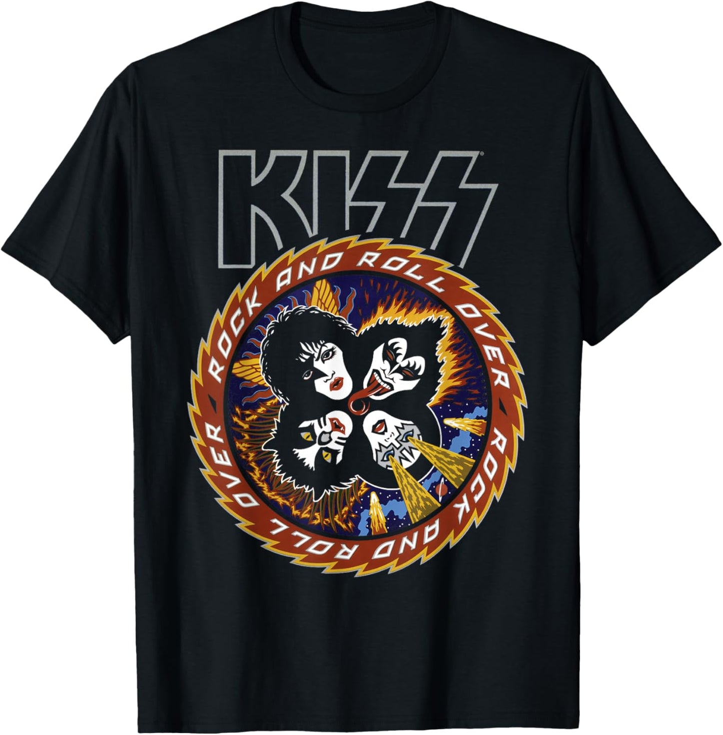 KISS - Roll Over T-Shirt - T-Shirt | Black